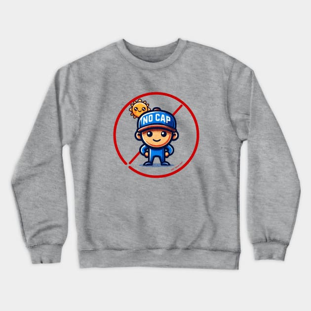 No CAP in 2024!! Crewneck Sweatshirt by Please Tees Me!